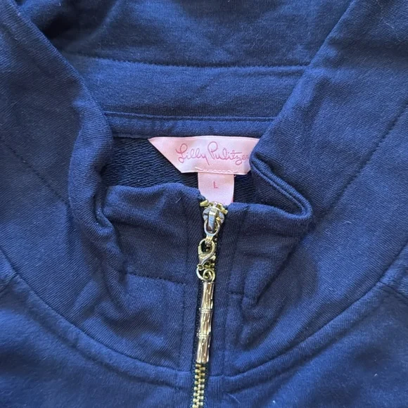 EUC Lilly Pulitzer Skipper Popover - True Navy - Picture 3 of 4